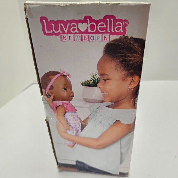 New Box Luvabella Newborn African American Interactive Life like Girl Doll Real - Picture 5 of 16